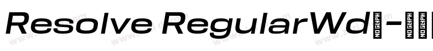Resolve RegularWd◆字体转换 Resolve RegularWd◆字体转换